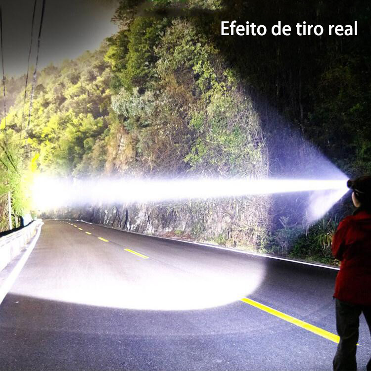 【JX-03】lanterna holofote de cabeça a prova d'água 80W