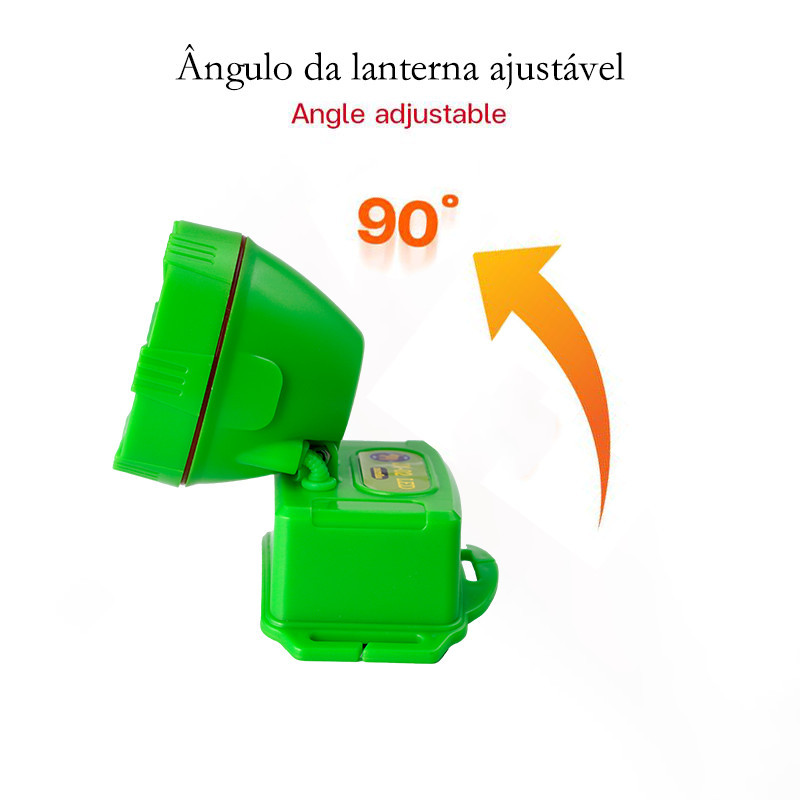 【JX-02】Lanterna de Cabeça LED 8000W Recarregável IPX8