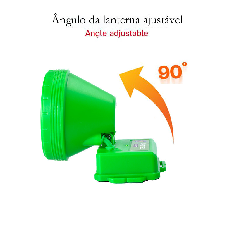 【JX-03】lanterna holofote de cabeça a prova d'água 80W