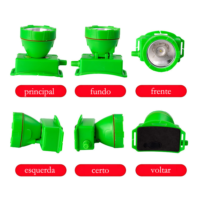 【JX-02】Lanterna de Cabeça LED 8000W Recarregável IPX8