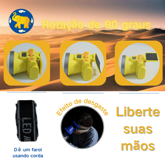 【BLT-02】 Lanterna de Cabeça IPX8 150 M