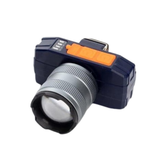【Nova-2404】 Lanterna de cabeça potente zoom ajustável