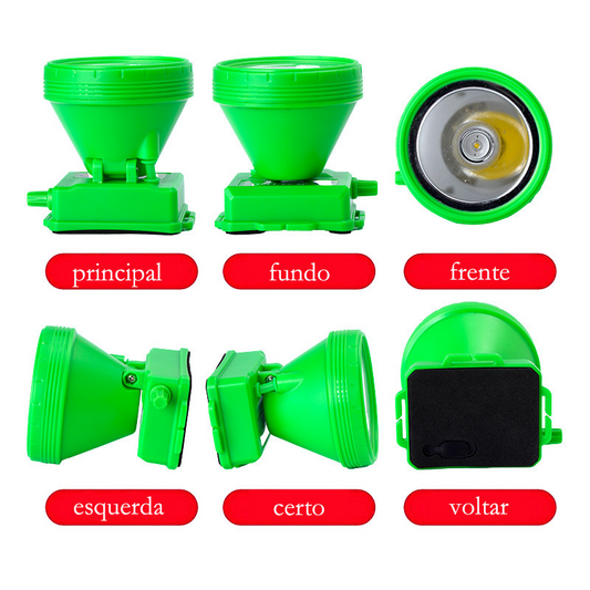 【JX-03】lanterna holofote de cabeça a prova d'água 80W